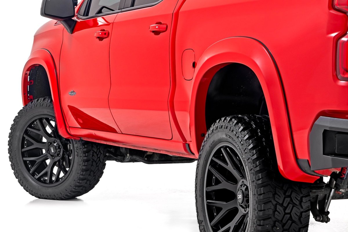 Chevrolet Silverado 1500 Fender Flares - Rough Country - Sport - Sterling Grey Metallic - '19-'23